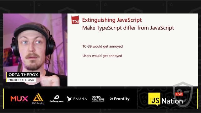 How Does the TypeScript Team Try to Avoid Negative Effects on the JS Ecosystem - Orta Therox смотреть онлайн