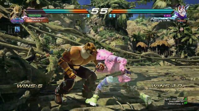 Fighting a very Optimized Kunimitsu with King - Tekken 7 смотреть онлайн