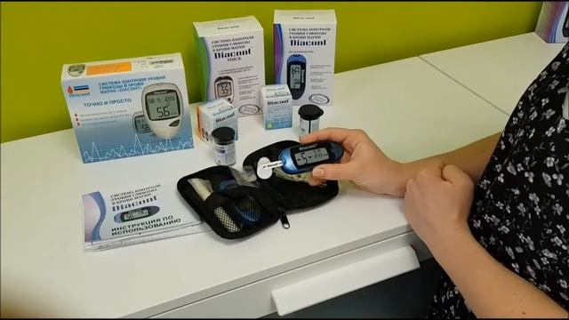 Глюкометр Диаконт мини Diacont смотреть онлайн