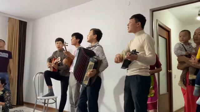 Керемет әннен қабыл алыңыздар😍 Ауылым❤️ Баян, домбыра, гитара смотреть онлайн