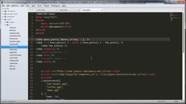 WordPress - полноэкранное слайдшоу на главной странице смотреть онлайн