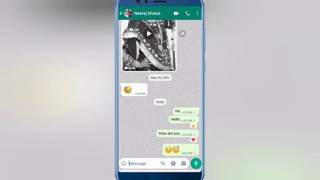 How to remove WhatsApp React Message after use(2022) || WhatsApp Message React emoji kaise hataye смотреть онлайн