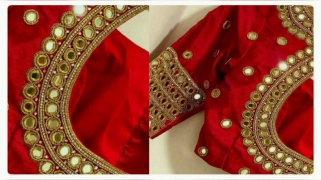 Mirror work blouse designs || #mirrorworkblouse #blousedesigns #newblouse #trending #fashion смотреть онлайн