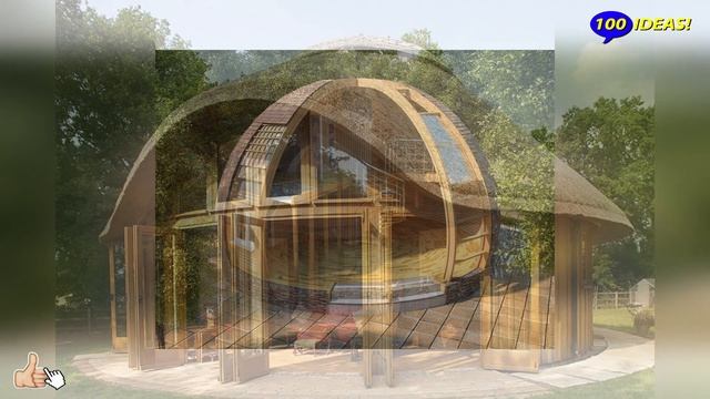 Beautiful houses with a round shape or with a domed roof! 40 exterior and interior ideas! смотреть онлайн