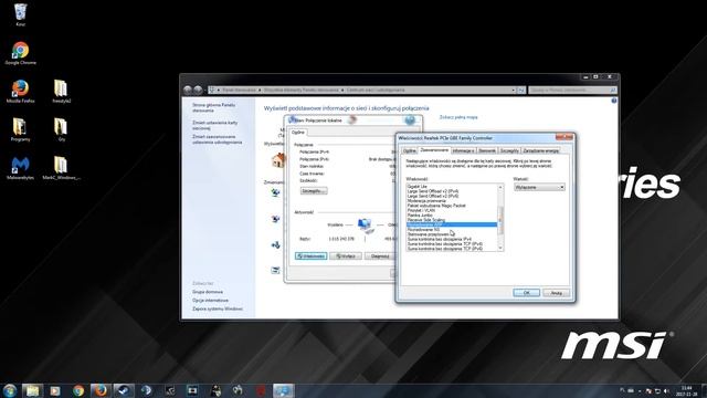 Jak Ustawić\skonfigurowac Internet Windows 7 Pod Gry Fps (Realtek PCIe GBE Family Controller)