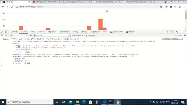 Render Dynamic Data Using An API In Apexcharts & React #2 Tutorial смотреть онлайн