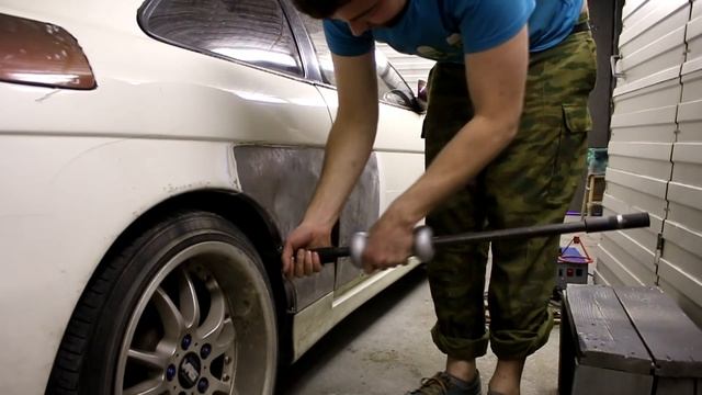 JDM рихтовка | Лужение | Наплавка припоем | Идеальная подготовка к покраске | Toyota Soarer смотреть онлайн