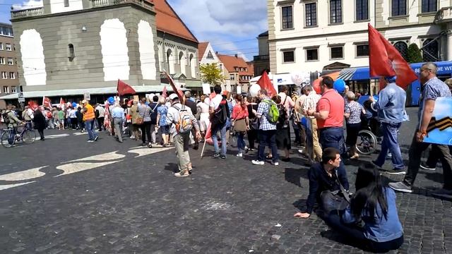 День Победы в Германии. Аугсбург.Бессмертный полк.9 мая 2020.Русские Германия. Видео 2018 года.Пара смотреть онлайн