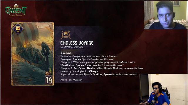 [GWENT] Skellige Legendary Card Reveal! | Curse of the Black Sun смотреть онлайн