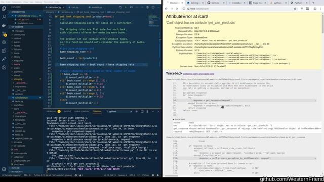 Calculating dynamic ecommerce shipping cost with Django смотреть онлайн