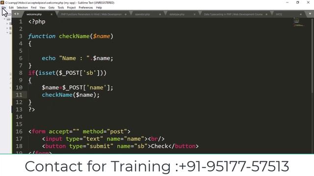 PHP Functions Parameters in Hindi | Web Development full course смотреть онлайн