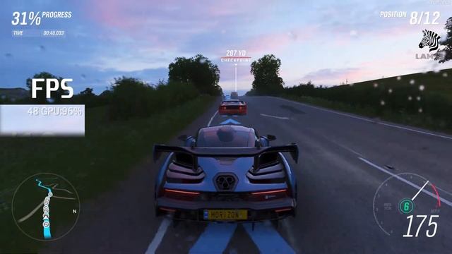 FORZA HORIZON 4 - Ultra Settings Graphics - Test Benchmark Mode - GTX 1050ti - CPU i7 8750h смотреть онлайн