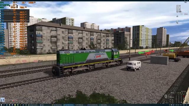 Trainz19 Ultra Settings RTX 2070Super(Системные требования для Trainz19) при разрешении 1440p