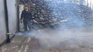 Промывка дизельного двигателя ОМ 617 димексидом.