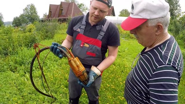 ПРОЧИСТКА СКВАЖИНЫ 17 МЕТРОВ ОТ ИЛА И ПЕСКА. смотреть онлайн
