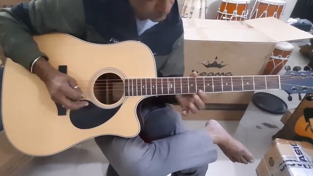 Kepma D1CE K10 Transacoustic Guitar 🎸 Testing By Tarun Sir At @rdxmusicaudiostore1824 9074419099
