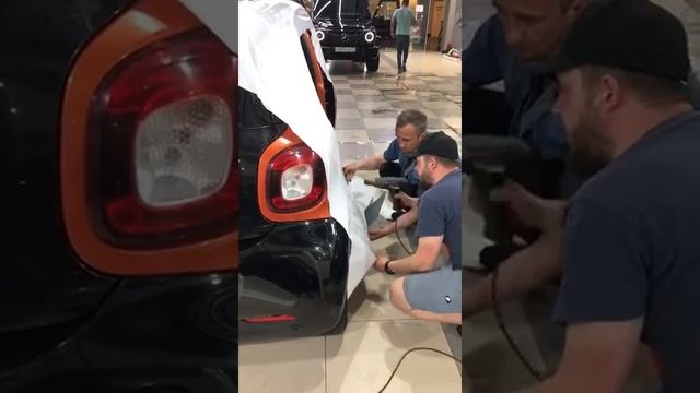 Оклейка авто (каршеринг) смотреть онлайн