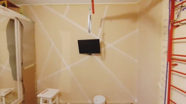 Как обновить комнату за 1 день с минимальными затратами/Акцентная стена/Ремонт за копейки/Переделки смотреть онлайн