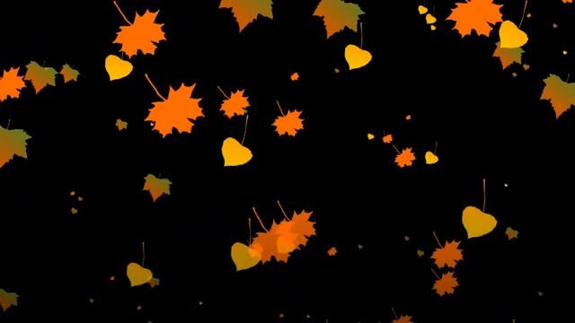 Футаж листопад осений желтых листьев подымаются в воздух/Footage autumn leaf fall yellow leaves ris смотреть онлайн