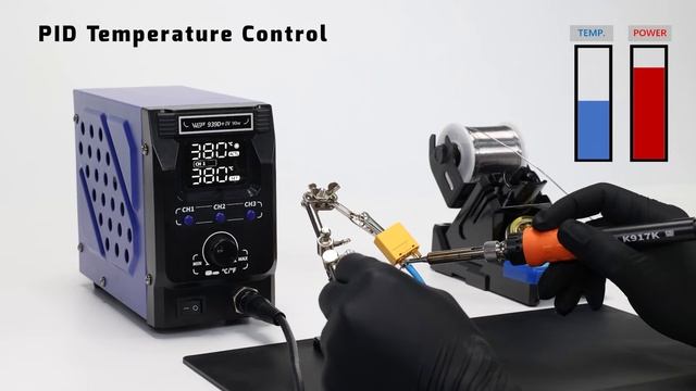 WEP 939D+ IV High Performance Soldering Station смотреть онлайн