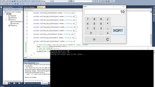 RPC example with C# Calculator смотреть онлайн