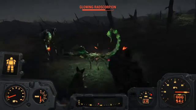 When you haven't saved in hours in Fallout 4 and fail to notice your health bar... смотреть онлайн