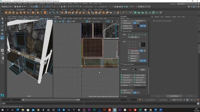 Часть 7 / Создаем материалы и текстурируем дом в Maya Autodesk смотреть онлайн