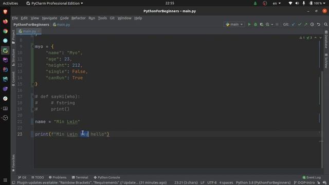 Python For Beginners - 23 - OOP смотреть онлайн