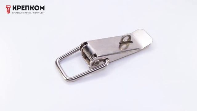 Замок-защелка с ушком для замка L=89 B15, никель/нержавейка смотреть онлайн