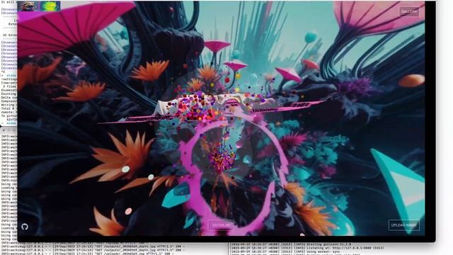 METABOY / MIDAS DEPTH IMAGE AI + STABLE DIFFUSION ART / DEMO