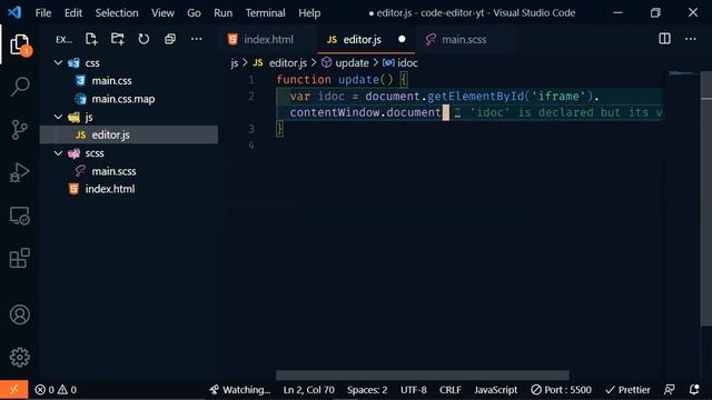 BUILD A CODE EDITOR смотреть онлайн