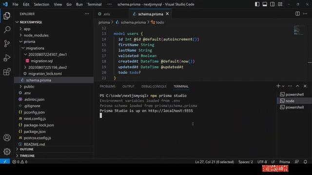NextJS 13 and MySQL CRUD Operations using Prisma | Full Stack Journey | Part 2-Modeling & Relation смотреть онлайн