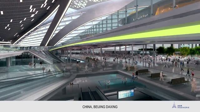 Beijing-Daxing International Airport / Aéroport International de Pékin-Daxing смотреть онлайн