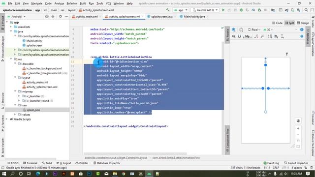 Android Splash Screen with Animations in Android Studio - Bangla смотреть онлайн