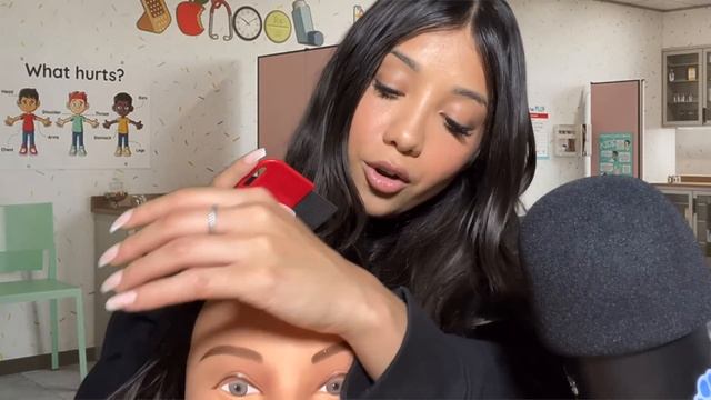 ASMR| School Nurse Lice Check ??⚕️?Roleplay (Scalp treatment ??♀️) смотреть онлайн