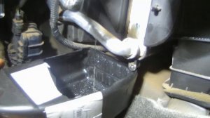 Замена радиатора печки.  Субару Трибека