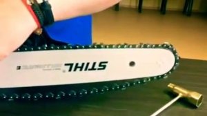 "СОМ" // Инструкция по установке цепи и шины на цепную пилу