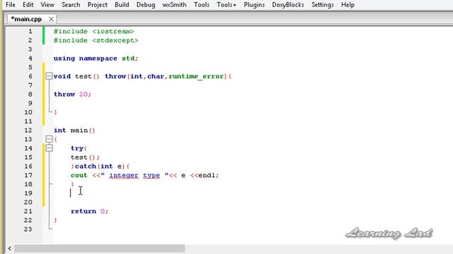 Functions Throwing Exceptions | C++ Video Tutorial смотреть онлайн