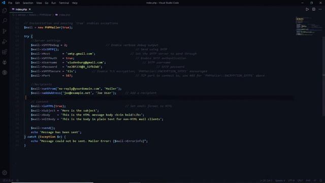Send Emails using PHPMailer and Gmail from localhost with XAMPP and Composer | 100% working! смотреть онлайн