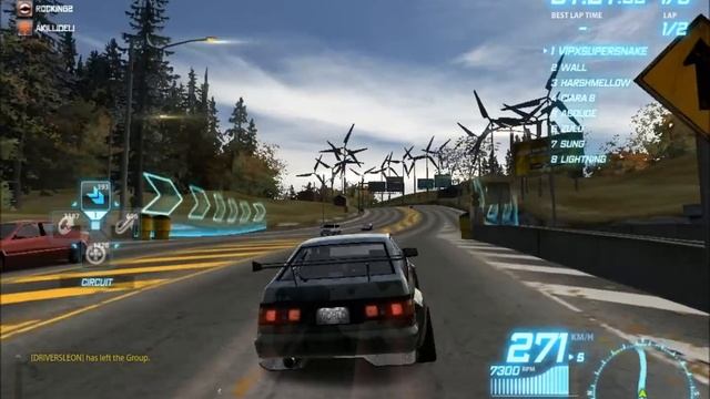 NFS World Toyota Corolla AE86 смотреть онлайн