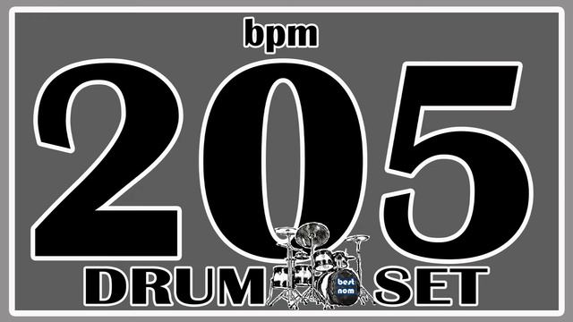 205 bpm ROCK DRUM SET смотреть онлайн