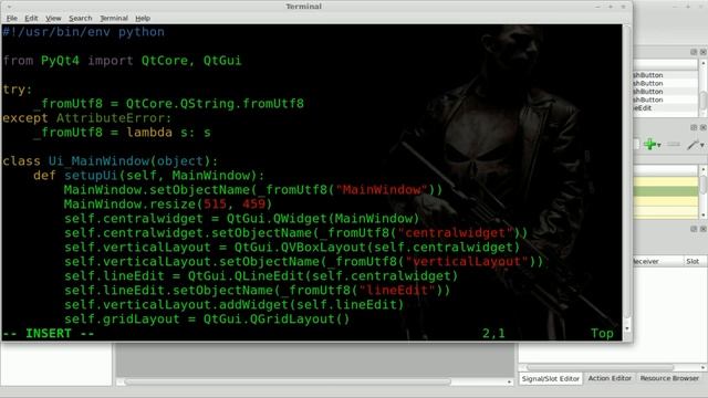 Create a GUI Number Pad in Qt4-designer - Python - Linux смотреть онлайн