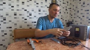 Эхолот Garmin Striker Plus 4cv.Крепление датчика эхолота GT20 на лодку пвх с надувным дном.