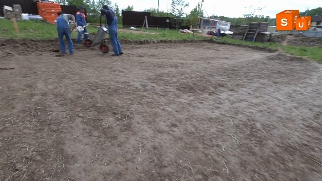 Копаем котлован под ленточный фундамент дома Сумароково смотреть онлайн
