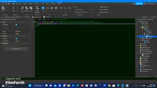 How to make a sell Place | Roblox Studio смотреть онлайн