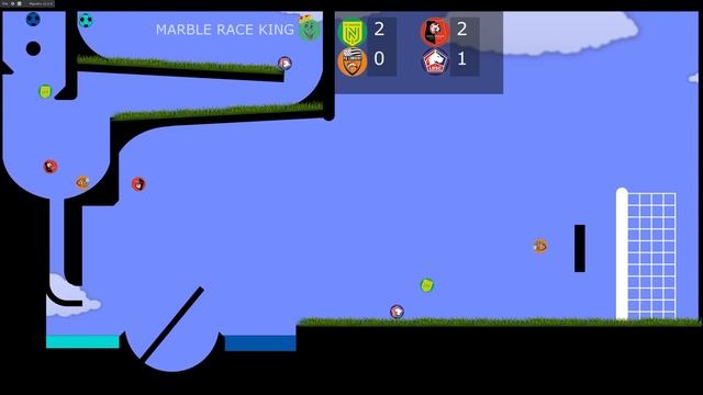 Ligue 1 2022/23 - Beat The Keeper Marble Race / Marble Race King смотреть онлайн