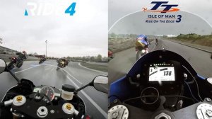 Best Moto Game in 2023?? - RIDE 4 vs TT Isle Of Man Ride on the Edge 3