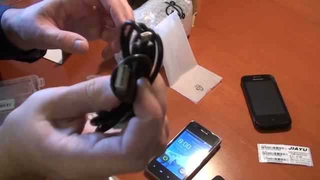 Посылка из Китая с телефоном JIAYU G1 смотреть онлайн