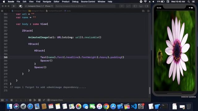 Instagram Using Firebase With SwiftUI - Part 4 - Instagram With SwiftUI - Instagram Design SwiftUI смотреть онлайн