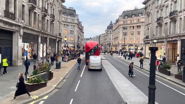 London Bus Ride From North London To Vauxhall Station - Part-journey Of Bus Route 88 With Diversion